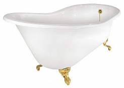 Magliezza Чугунная ванна Beatrice 153x76,5 (ножки золото) – фотография-1